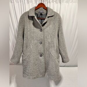 Vtg. Bromley Grey Wool Blend Winter Coat